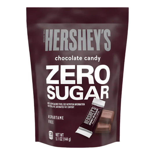 HERSHEY'S Zero Sugar Chocolate Candy 144g
