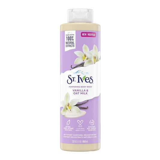 ST'IVES BODY WASH VANILLA OAT MILK 650ML