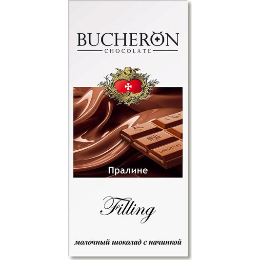 Bucheron Filling Chocolate with Praline Filling 85g