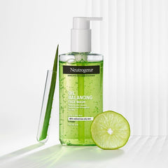 Neutrogena Facial Wash Oil Balancing With Lime & Aloe Vera Pump 200ml