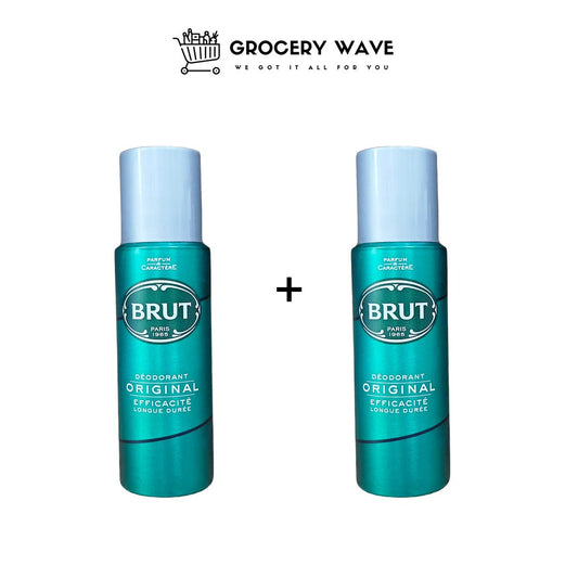 Brut Deodorant Original Body Spray for Men - 200ml 1+1