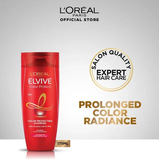 L'Oreal Colour Protect Shampoo, 175ml - Protects & Prolongs Hair Color Radiance