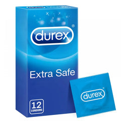 Durex Extra Safe Condoms, 12 Ct