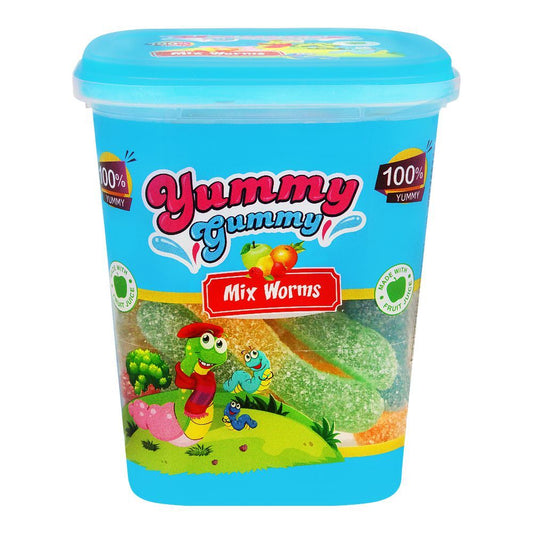 Yummy Gummy Mix Worms 175g Tub