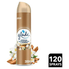 Glade Aerosol Air Freshener Sandalwood & Jasmine 300ml
