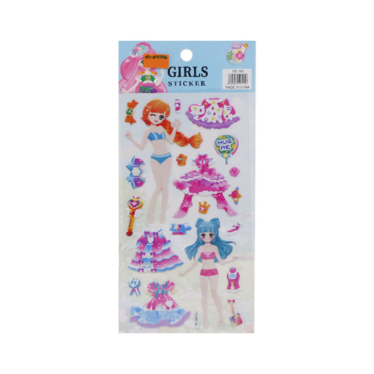 HS-KK 3D STICKER MIX CHARACTER