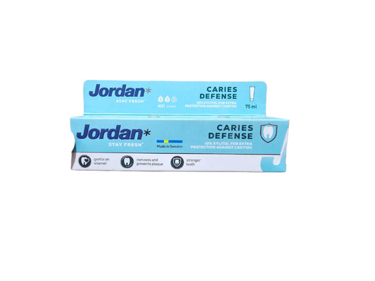 JORDAN ADULT CARIES DEFENSE TOOTHPASTE 75ML