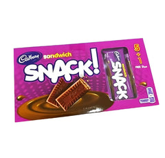 Cadbury Snack Sandwich Milk Chocolate Biscuit 22GM (5+1)