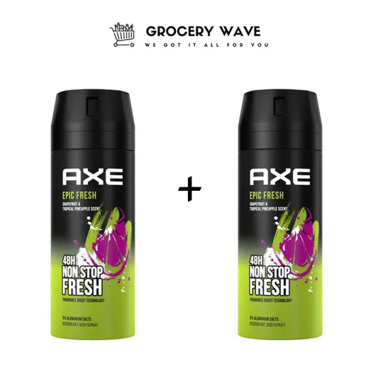 AXE BODY SPRAY EPIC FRESH 150ML 1+1