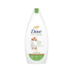 Dove Care By Nature Restoring With Coconut Oil & Almond Body Wash 225ml