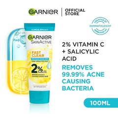 GARNIER BRIGHT ANTI-ACNE 2% FACE WASH 100ML