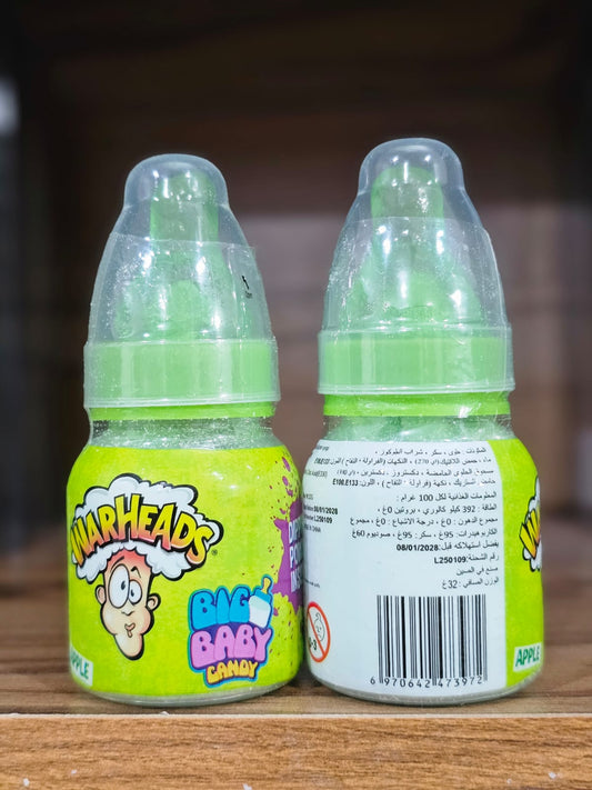 Warheads Big Baby Candy Bottle Green