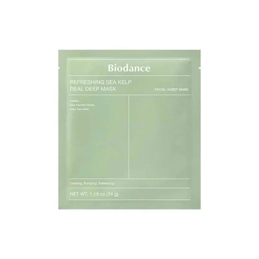 Biodance Refreshing Sea Kelp Real Deep Mask 34g (Pack of 4)