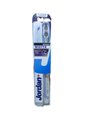 JORDAN EXP SHINY WHITE MEDIUM TOOTHBRUSH