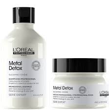 L'Oreal Professionnel Metal Detox 300ml Shampoo & 250ml Mask, Bundle Offer