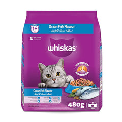 Whiskas Bag Ocean Fish 1+ 480gm