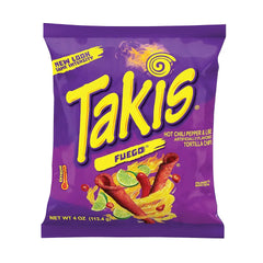 Takis Hot Chilli Pepper & Lime Tortilla Chips 113.4g