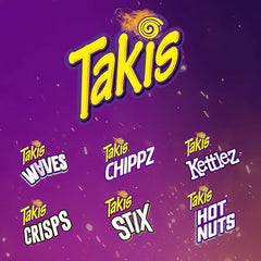 Takis Fuego Hot Chili Pepper And Lime Tortilla Mini Chips 35g