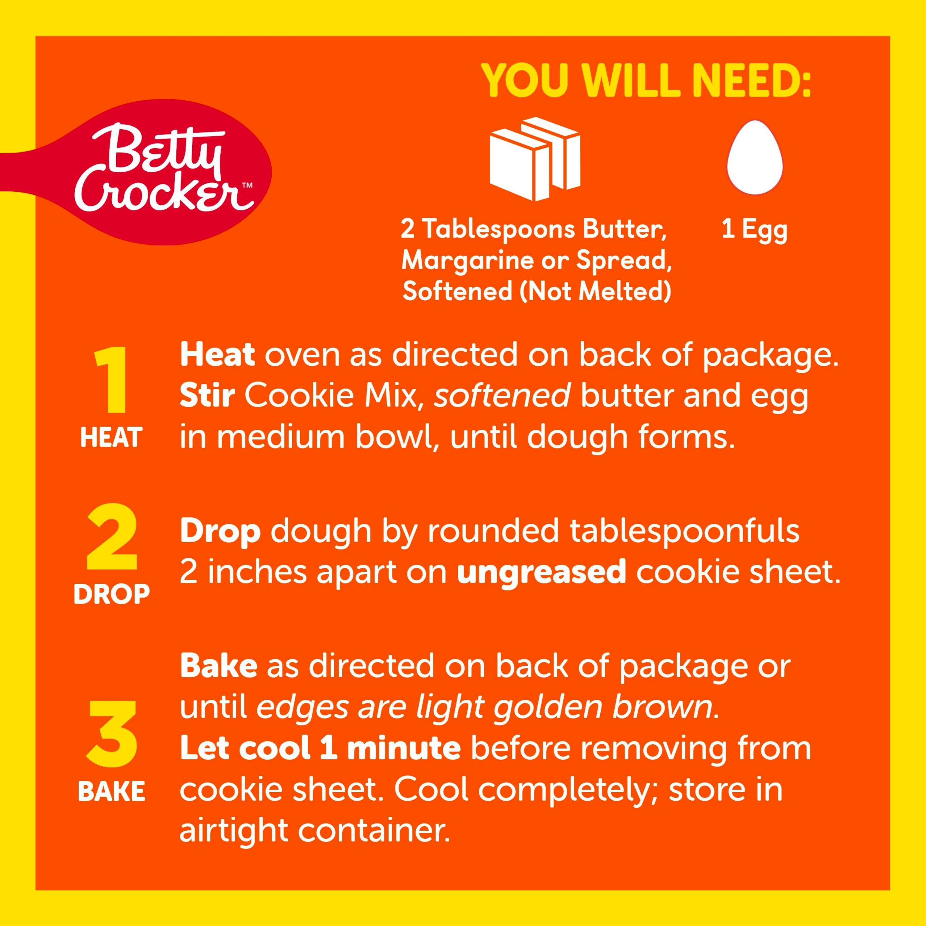 Betty Crocker Reeses Mini Pieces Cookie Mix