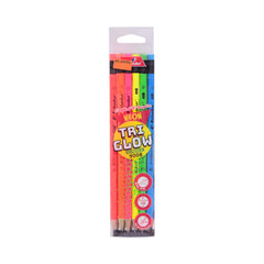 HB 9008 BAHADUR TRI GLOW PENCIL 12PCS PACK