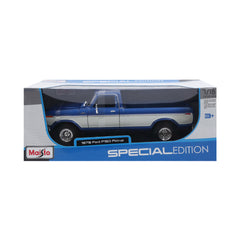 31462 MAISTO DIE CAST FORD F150 PICK-UP 1979 BLUE CAR