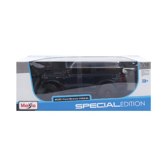 31456BU MAISTO 2021 FORD BRONCO WILDTRAK CAR BLACK A.I