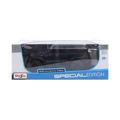 31456BU MAISTO 2021 FORD BRONCO WILDTRAK CAR BLACK A.I