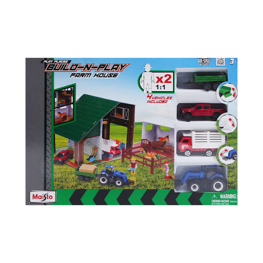 12572 MAISTO MINI BUILD N PLAY FARM HOUSE A.I
