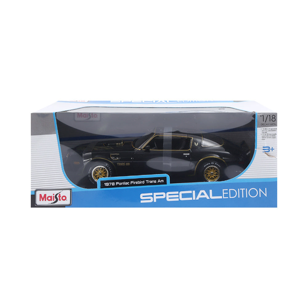 31464BK MAISTO 1978 PONTIAC FIREBIRD TRANS CAR BLACK A.I