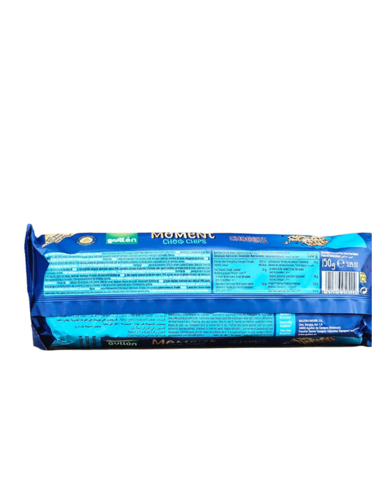 GULLON MOMENT CHOC CHIP COOKIES – 125G