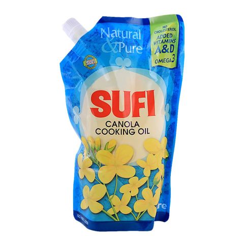 Sufi Canola Oil 1 Litre Pouch Stan