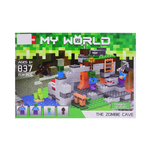 837 JISI CUBE WORLD HOUSE BLOCKS