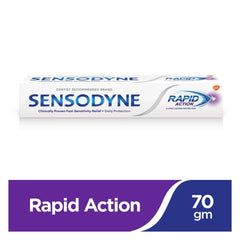 Sensodyne Rapid Action Long Lasting Protection Toothpaste, 70g