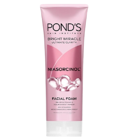 Pond's Bright Miracle Ultimate Clarity Niasorcinol Facial Foam, 100ml 80% of100