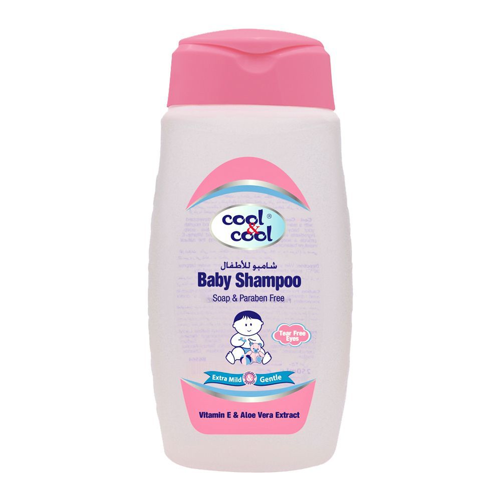 Cool & Cool Baby Washing Gel, Soap & Paraben Free, Vitamin E + Aloe Vera, 250ml