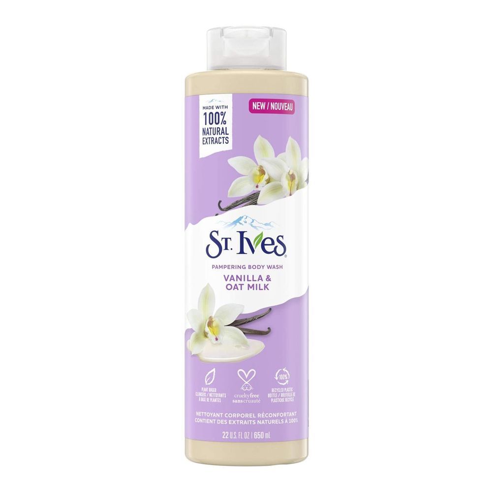 ST'IVES BODY WASH VANILLA OAT MILK 650ML