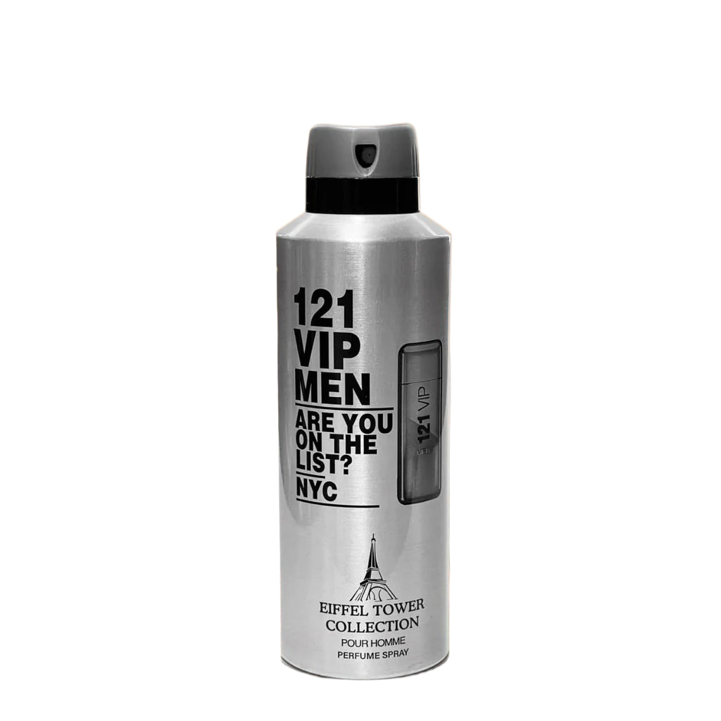 121 Vip Men  Body Spray 200 ML - By Eiffel Tower