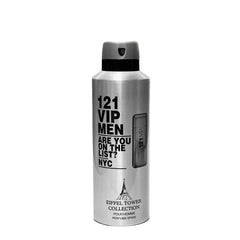 121 Vip Men  Body Spray 200 ML - By Eiffel Tower