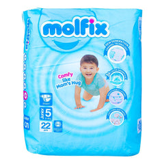 Molfix Diaper 5 Junior, 11-18 KG, 22-Pack
