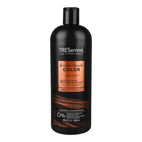 Tresemme Pro Style Tech Keratin Smooth Color Shampoo, Sulfate-Free, 828ml