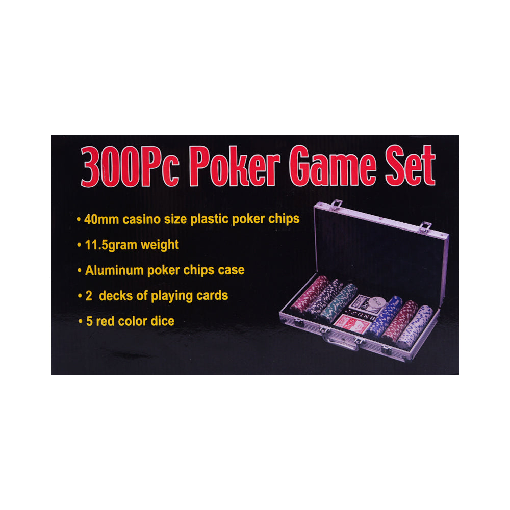 POCKER CHIP SET 300PC BRIEF CASE