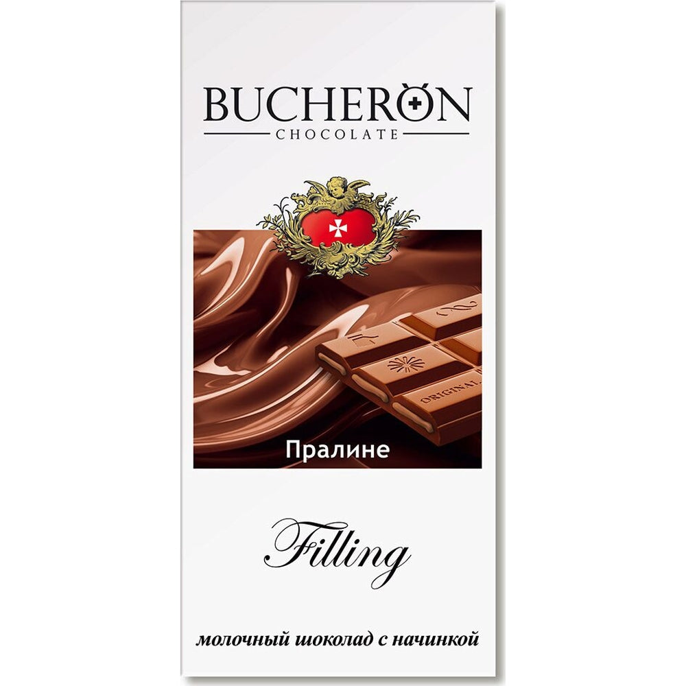 Bucheron Filling Chocolate with Praline Filling 85g