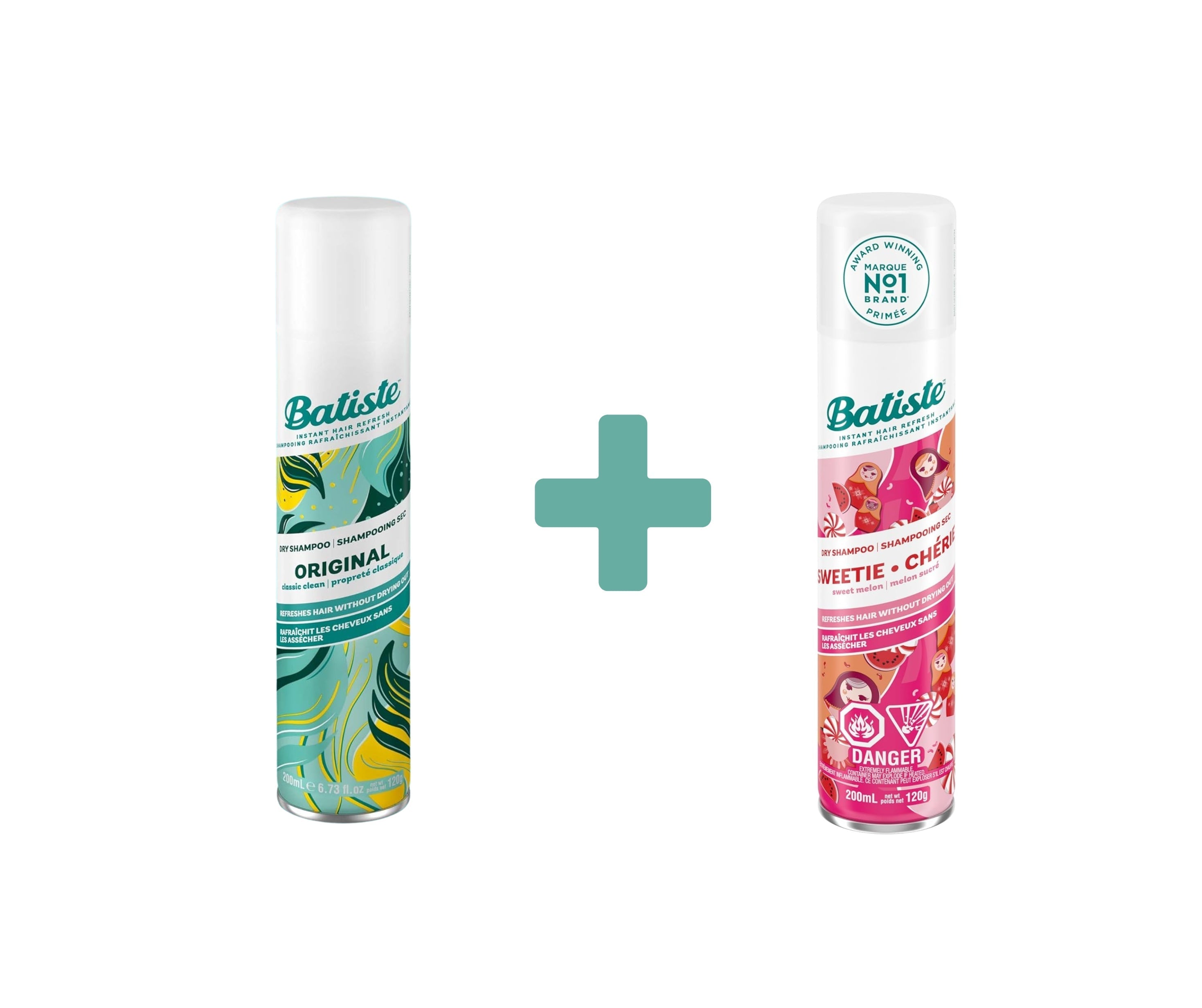 Bundle 01 - Batiste Dry Shampoo Original Classic & Sweetie Cherrie