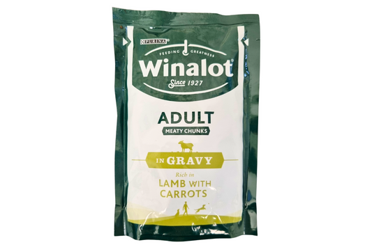 Purina - Winalot - Adult - Meaty Chunks in Gravy - Lamb with Carrots Wet Dog Food Pouch - 100g