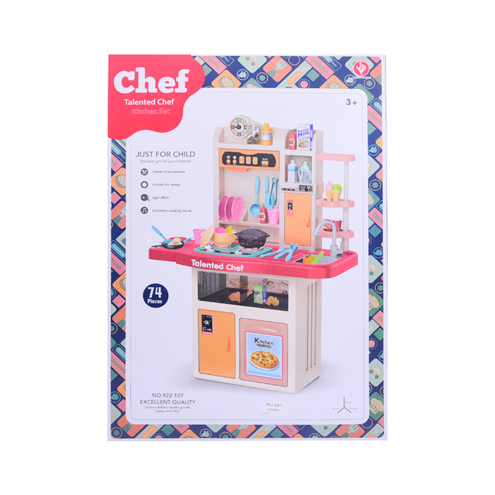 922-107 TALENTED CHEF KITCHEN 74PC