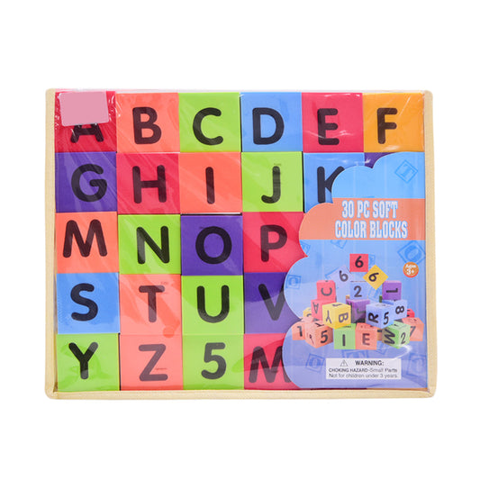 AI-24-54 SOFT COLOUR BLOCKS 5X5 30PCS A.I