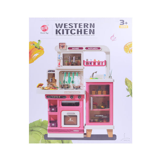 888B MUSICAL KITCHEN SET IN BOX 93PCS A.I