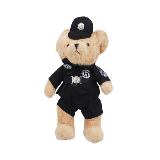 DD-1 SOFT STANDING POLICE BEAR IR 30CM