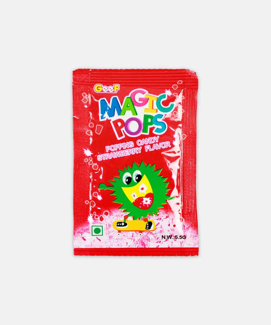 Magic Pops Popping Candy strawberry Flavour 5.5g