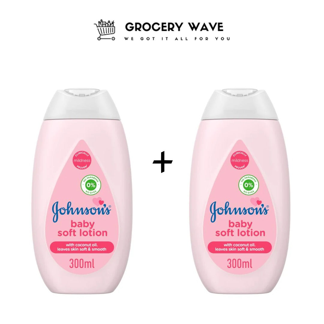 Johnson's Baby Soft Lotion 300ml 1+1